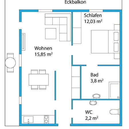 Apartment Bergschloessl - Eckwohnung 24